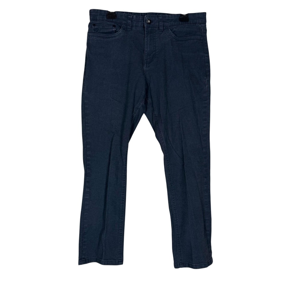 English Laundry Jeans Mens 32x29 Blue Dark Wash Slim Straight Stretch Denim